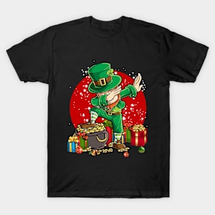 Dabbing Chirtmas Funny T-Shirt T-Shirt